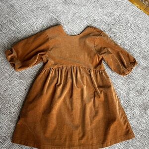 Everlane brown corduroy dress with pockets